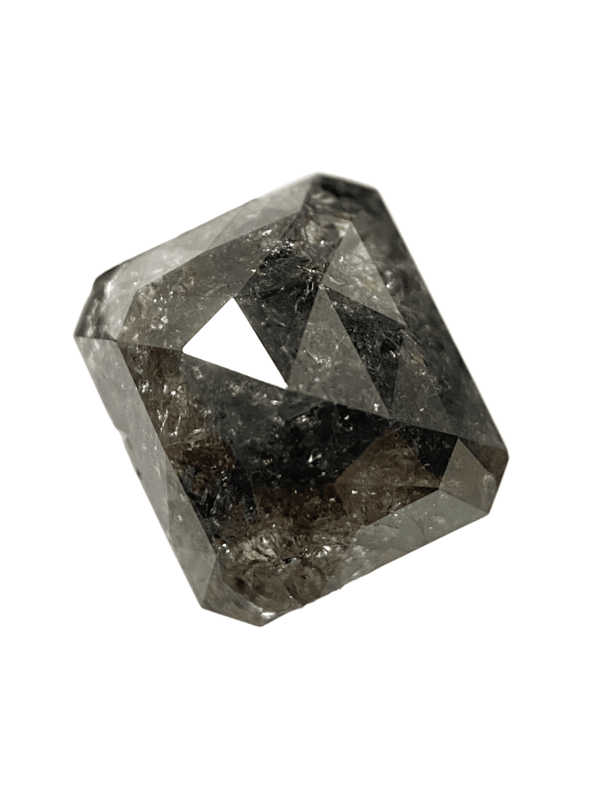 Salt And Pepper Diamond Emerald Cut Diamond Salt And Pepper Diamond Emerald Cut Diamond