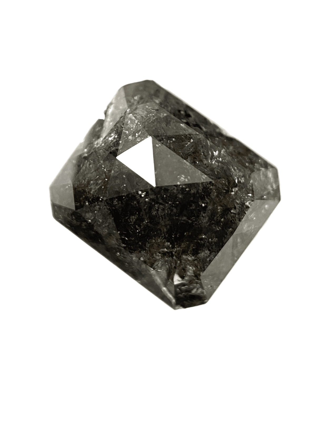 Salt And Pepper Diamond Emerald Cut Diamond Salt And Pepper Diamond Emerald Cut Diamond