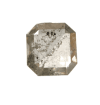 Salt and Pepper Diamond Asscher cut