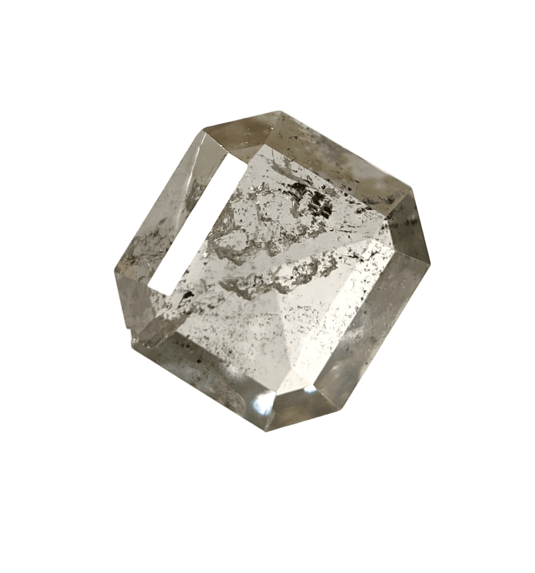 Salt and Pepper Diamond Asscher cut Salt and Pepper Diamond Asscher cut