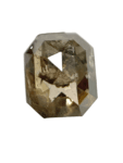 0.79 CT -Emerald Shape Brown Color Salt And Pepper Diamond
