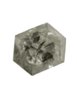 1.55 CT Salt And Pepper Diamond Hexagon Grey Color Natural Diamond