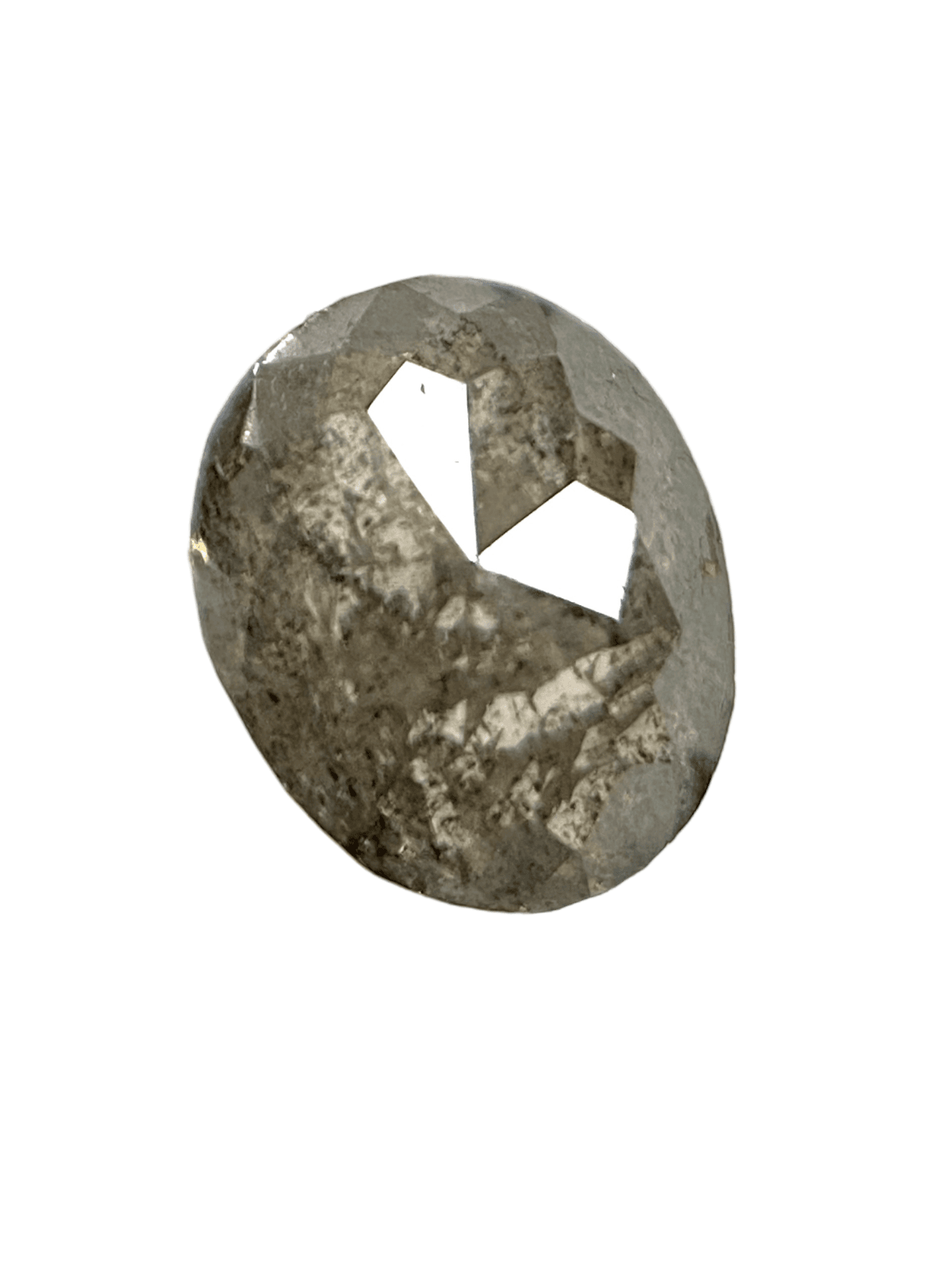 0.91 ct Salt And Pepper diamond oval shape 0.91 ct Salt And Pepper diamond oval shape