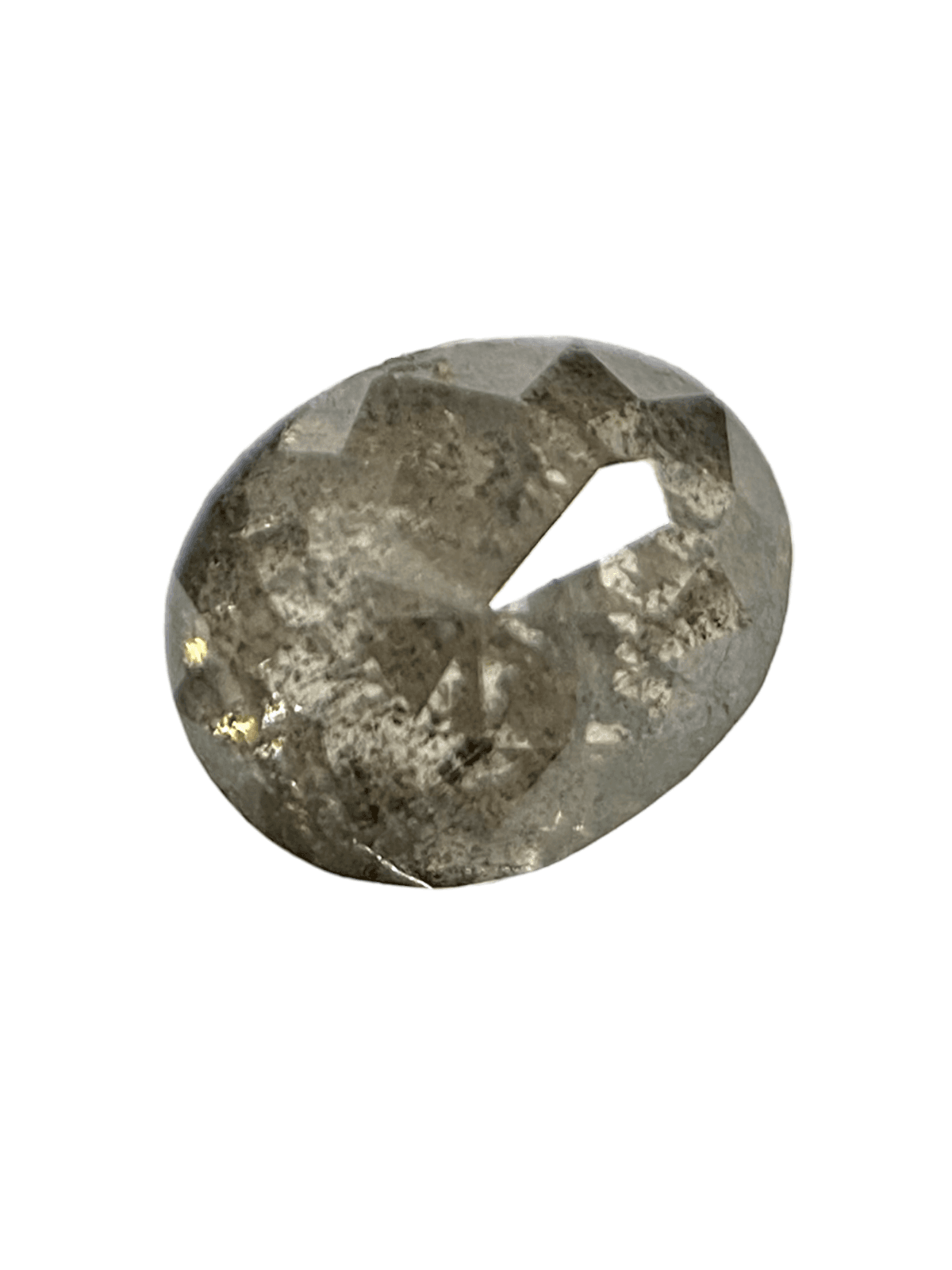 0.91 ct Salt And Pepper diamond oval shape 0.91 ct Salt And Pepper diamond oval shape