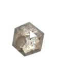 0.54 CT Salt And Pepper Diamond Light Grey Color Hexagon Shape Cut Diamond
