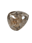 1.53 CT Salt And Pepper Diamond Pear Shape Diamond Light Brown Color Natural Diamond