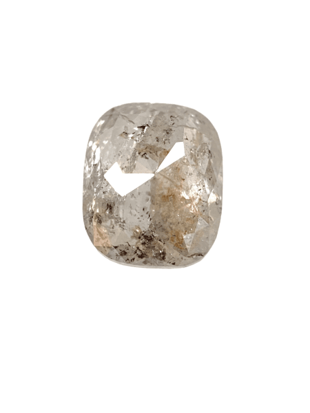 1.16 CT Salt And Pepper Diamond Oval Shape Diamond Light Greyish Color