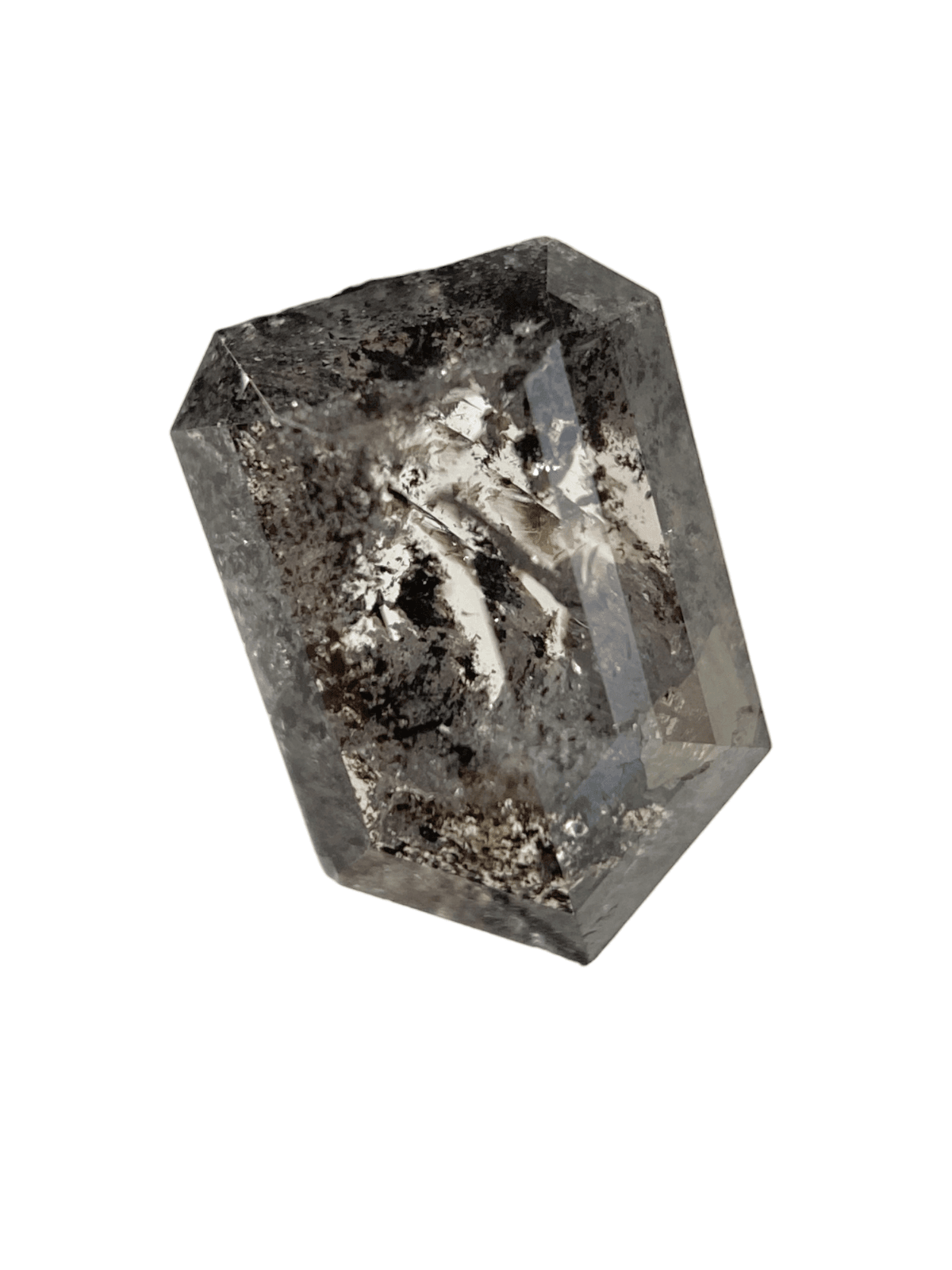 1.09 ct Salt And Pepper diamond Kite Cut Diamond 1.09 ct Salt And Pepper diamond Kite Cut Diamond