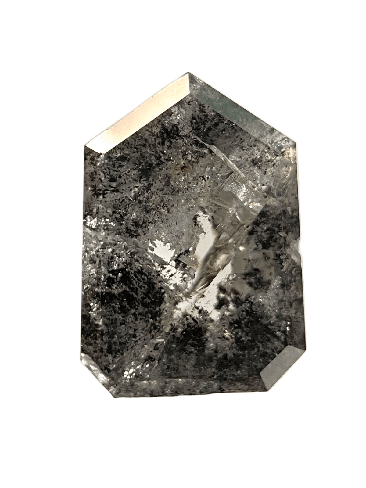 1.09 ct Salt And Pepper diamond Kite Cut Diamond 1.09 ct Salt And Pepper diamond Kite Cut Diamond