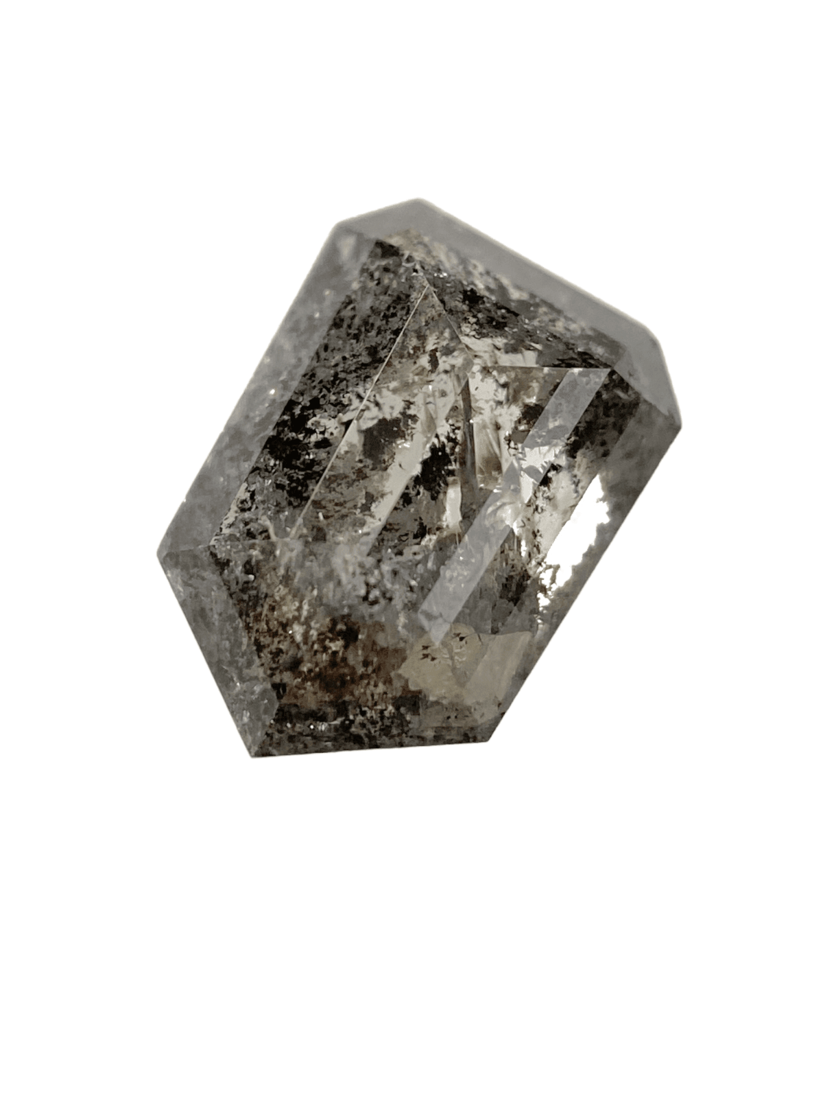 1.09 ct Salt And Pepper diamond Kite Cut Diamond 1.09 ct Salt And Pepper diamond Kite Cut Diamond