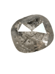 0.68 CT Salt And Pepper Diamond  Blackish Color