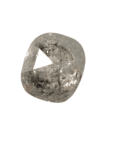 0.68 CT Salt And Pepper Diamond  Blackish Color