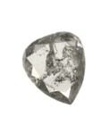 1.00 CT Salt And Pepper Diamond 8.35 X 7.22 X 1.61 MM Pear Shape Diamond White Color Natural Diamond