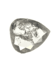 1.00 CT Salt And Pepper Diamond 8.35 X 7.22 X 1.61 MM Pear Shape Diamond White Color Natural Diamond