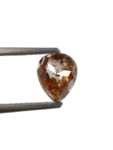 1.84Ct Salt And Pepper Diamond Pear Shape Diamond Light Orange Color Diamond Omimportsinc Om OM41
