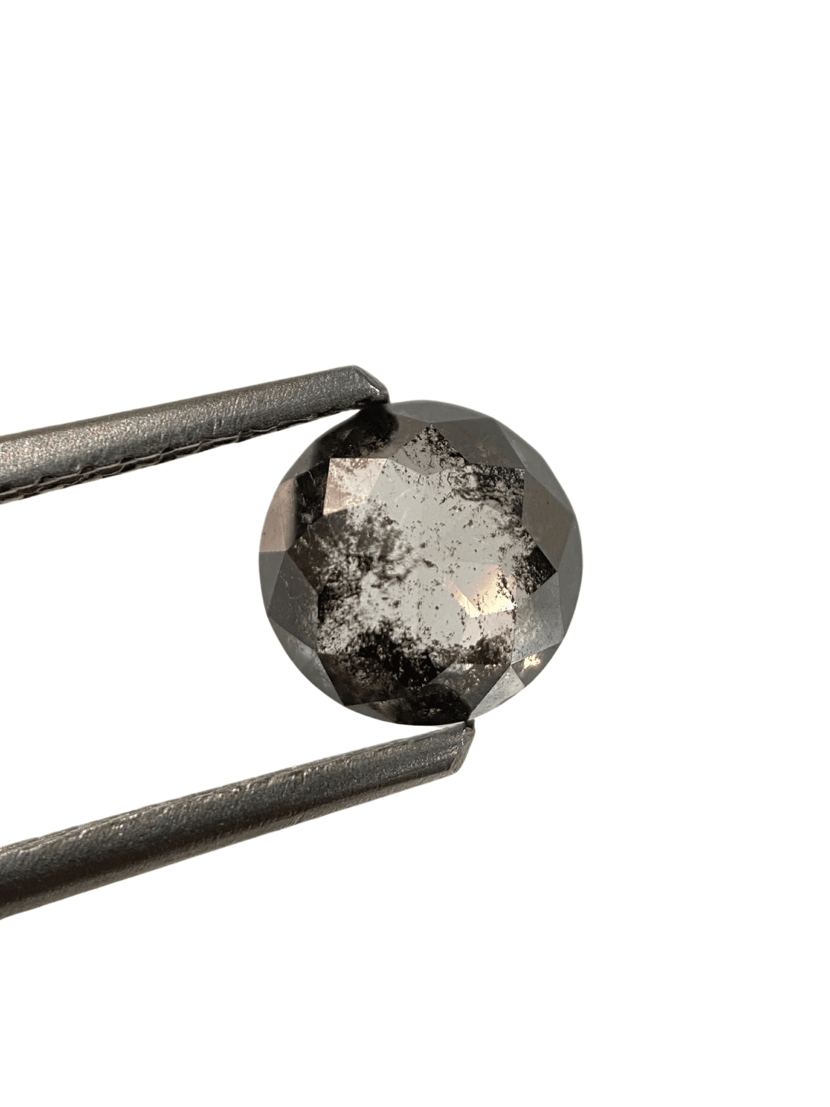 1.07Ct Salt And Pepper Diamond Round Rose Shape Diamond Black Color Diamond Omimportsinc Om OM20 1.07Ct Salt And Pepper Diamond Round Rose Shape Diamond Black Color Diamond Omimportsinc Om OM20