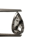 1.35 Ct Salt And Pepper Diamond Pear Shape Diamond Black Color Diamond omimportsinc?OM16