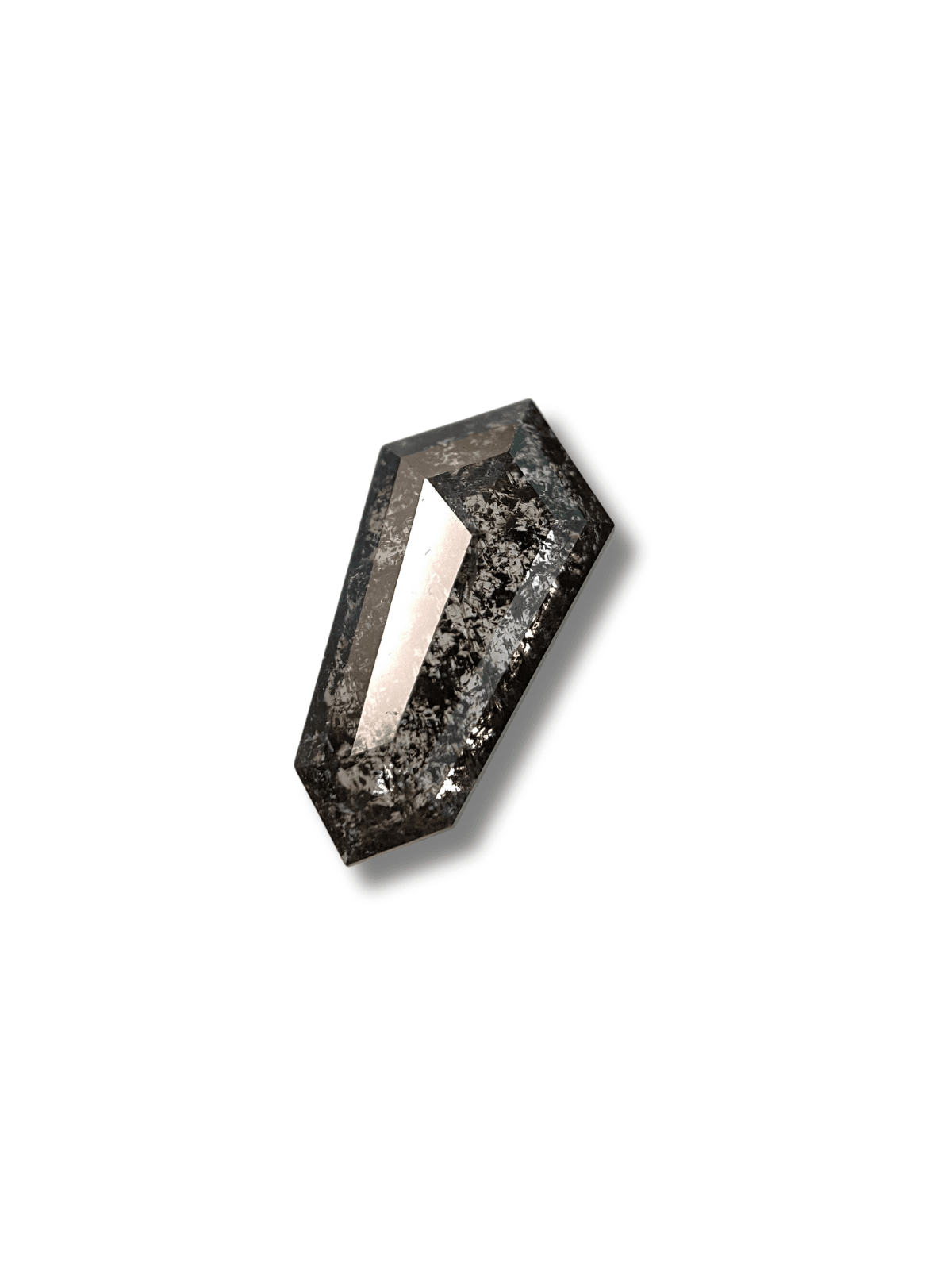 1.05t Salt And Pepper Diamond Hexagon Shape Diamond Black Color Diamond Omimportsinc Om 1.05t Salt And Pepper Diamond Hexagon Shape Diamond Black Color Diamond Omimportsinc Om