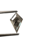 1.42ct Salt And Pepper Diamond Kite Shape Diamond Black Color Diamond Omimportsinc Om