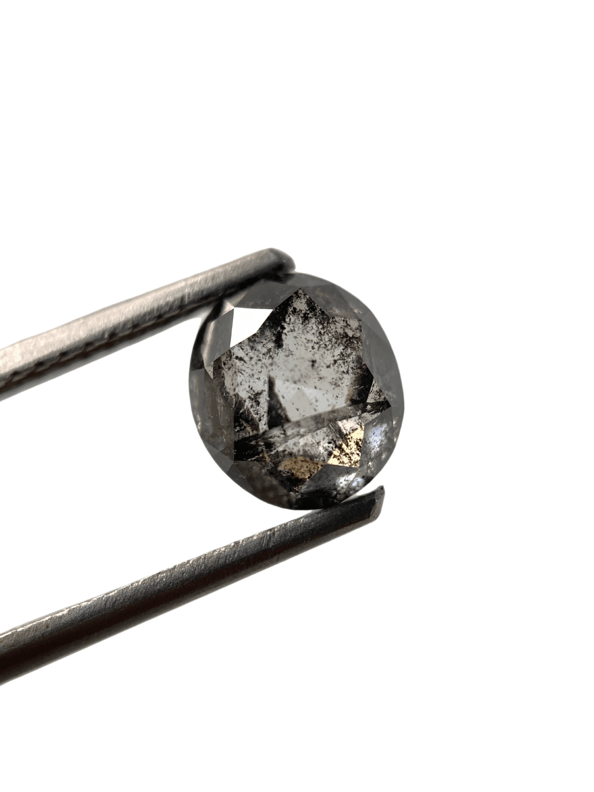 1.70Ct Salt And Pepper Diamond Oval Shape Diamond Black Color Diamond Omimportsinc Om OM43 1.70Ct Salt And Pepper Diamond Oval Shape Diamond Black Color Diamond Omimportsinc Om OM43