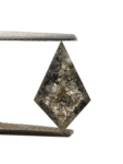 1.42ct Salt And Pepper Diamond Kite Shape Diamond Black Color Diamond Omimportsinc Om