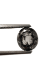 1.70Ct Salt And Pepper Diamond Oval Shape Diamond Black Color Diamond Omimportsinc Om OM43