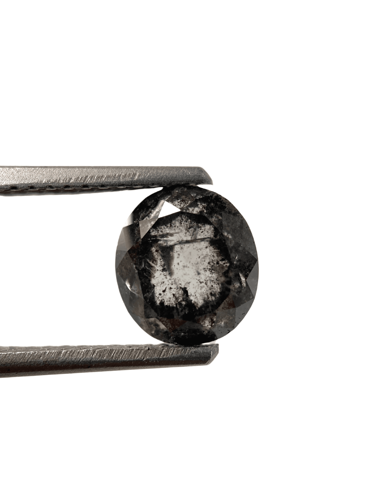 1.70Ct Salt And Pepper Diamond Oval Shape Diamond Black Color Diamond Omimportsinc Om OM43 1.70Ct Salt And Pepper Diamond Oval Shape Diamond Black Color Diamond Omimportsinc Om OM43