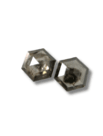 1.64Ct Salt And Pepper Diamond Hexagon