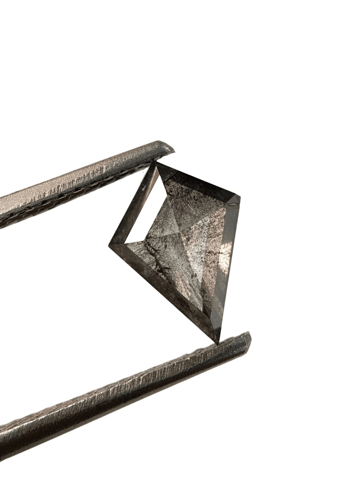 1.18Ct Salt And Pepper Diamond Kite Shape Diamond Grey Color Diamond Omimportsinc Om 1.18Ct Salt And Pepper Diamond Kite Shape Diamond Grey Color Diamond Omimportsinc Om