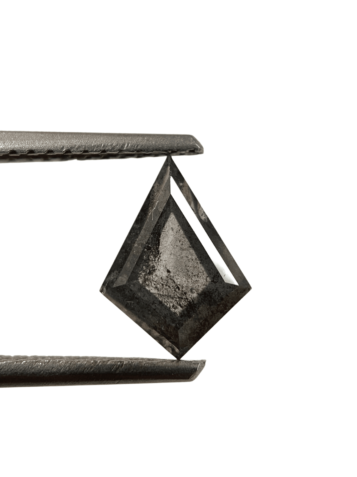 1.18Ct Salt And Pepper Diamond Kite Shape Diamond Grey Color Diamond Omimportsinc Om 1.18Ct Salt And Pepper Diamond Kite Shape Diamond Grey Color Diamond Omimportsinc Om