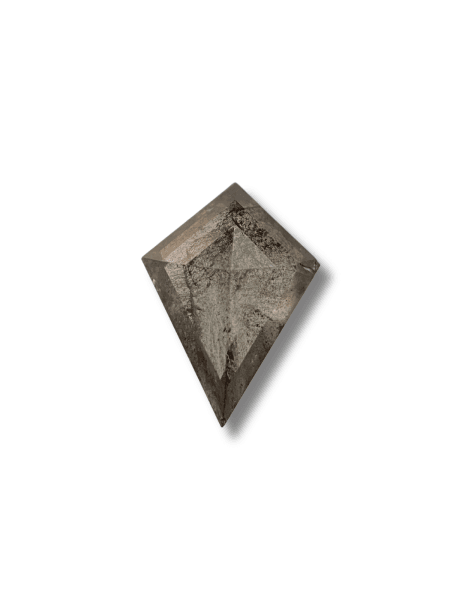 1.18Ct Salt And Pepper Diamond Kite Shape Diamond Grey Color Diamond Omimportsinc Om