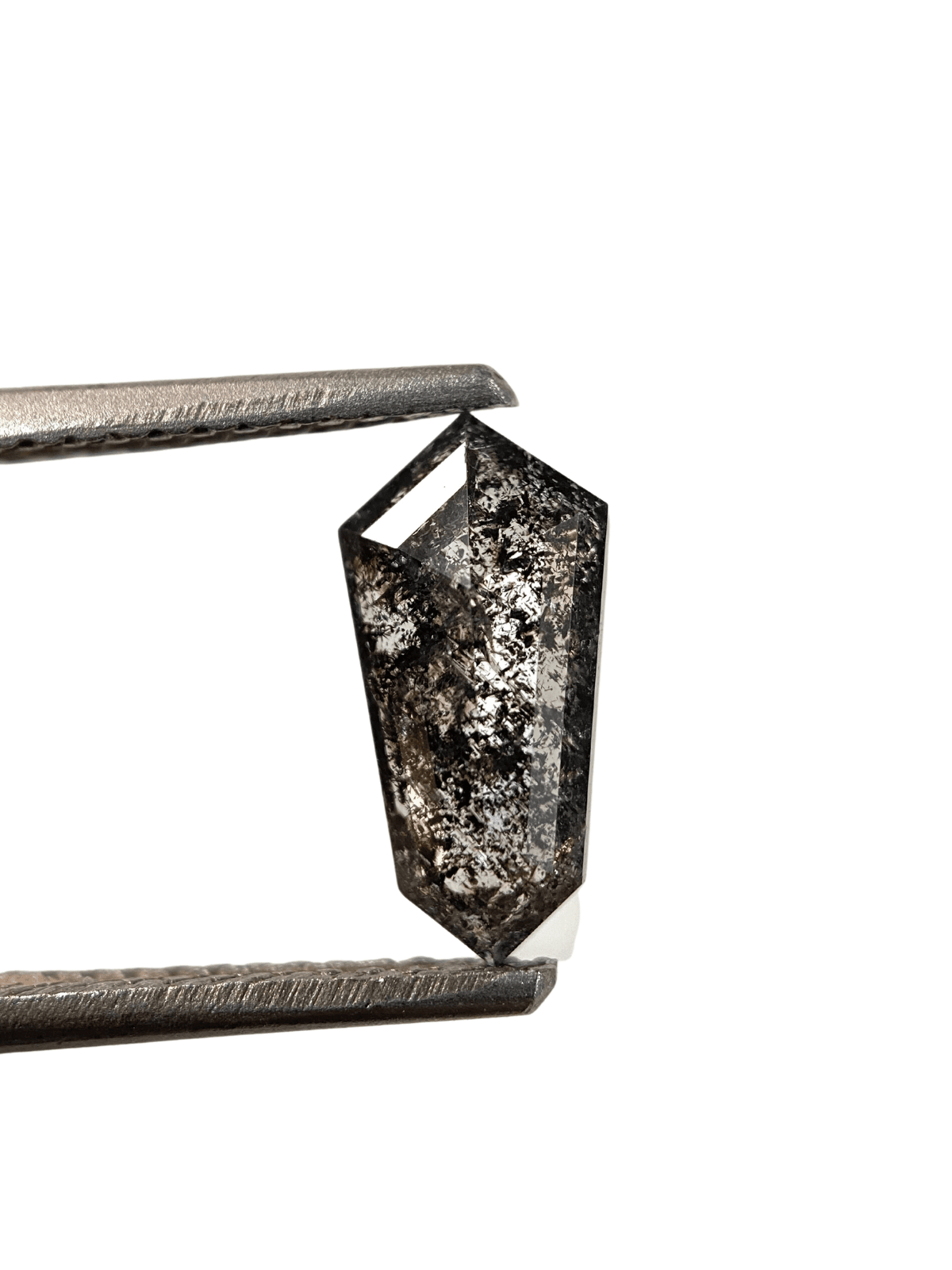 1.05t Salt And Pepper Diamond Hexagon Shape Diamond Black Color Diamond Omimportsinc Om 1.05t Salt And Pepper Diamond Hexagon Shape Diamond Black Color Diamond Omimportsinc Om