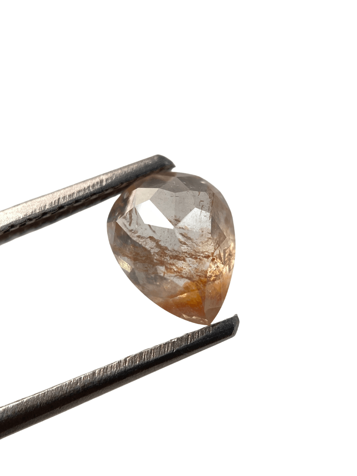 1.62ct Salt And Pepper Diamond Pear Shape Diamond Orange Color Diamond Omimportsinc Om 1.62ct Salt And Pepper Diamond Pear Shape Diamond Orange Color Diamond Omimportsinc Om