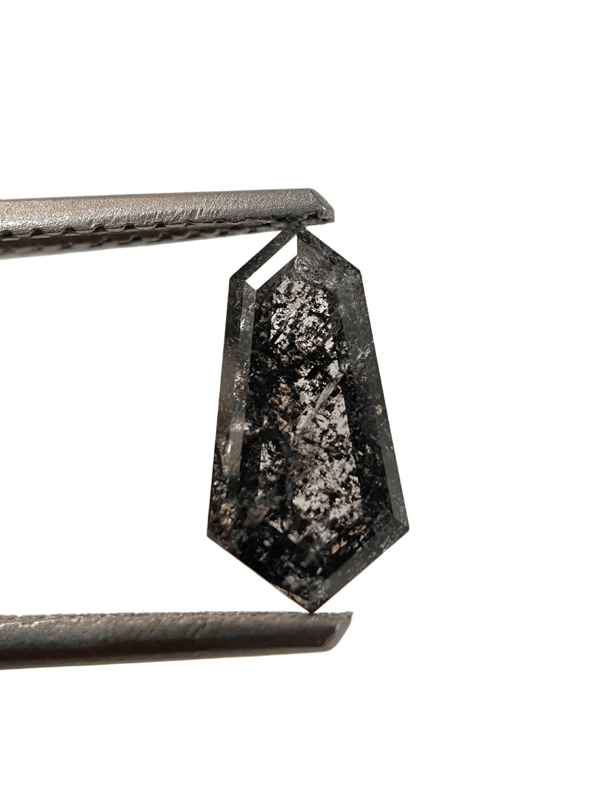 1.05t Salt And Pepper Diamond Hexagon Shape Diamond Black Color Diamond Omimportsinc Om 1.05t Salt And Pepper Diamond Hexagon Shape Diamond Black Color Diamond Omimportsinc Om