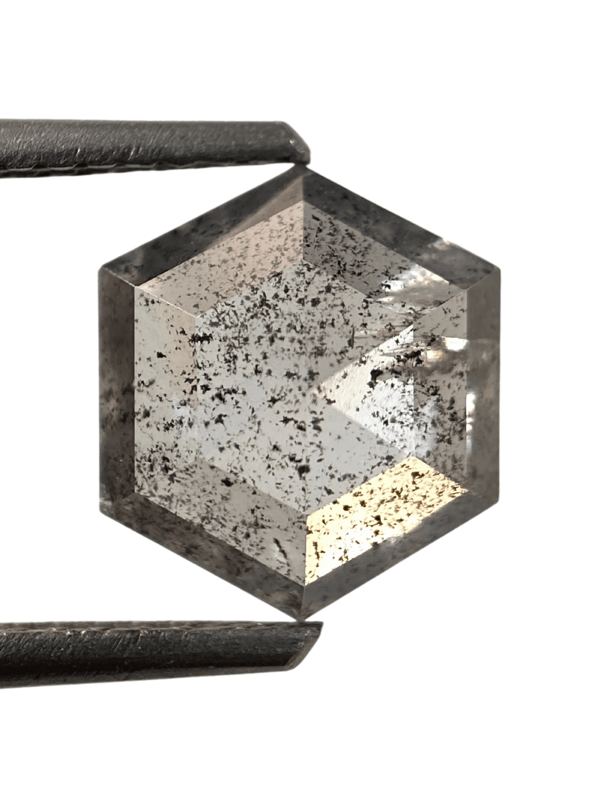 Salt And Pepper Diamond Hexagon Shape Diamond Grey Color Diamond For Engagement And Wedding Ring Natural Diamond Diamond Shape Diamond Images Salt And Pepper Diamond Hexagon Shape Diamond Grey Color Diamond For Engagement And Wedding Ring Natural Diamond Diamond Shape Diamond Images