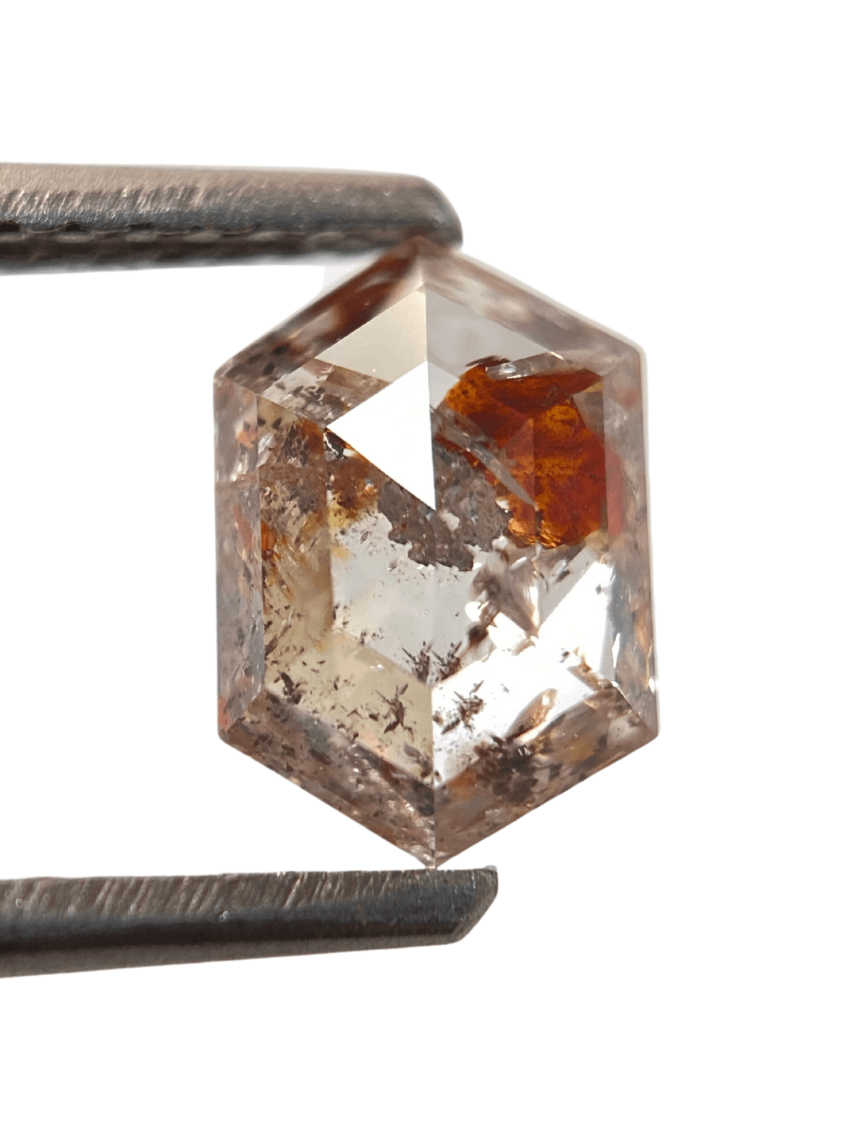 1.39Ct Salt And Pepper Diamond Hexagon 1.39Ct Salt And Pepper Diamond Hexagon