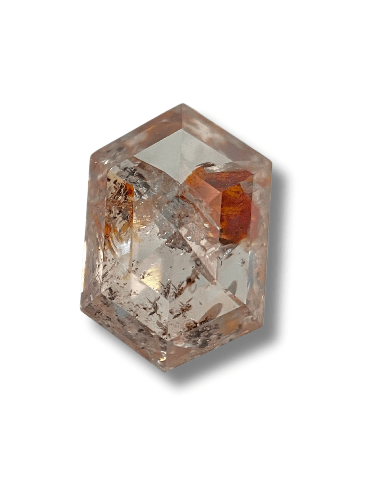 1.39Ct Salt And Pepper Diamond Hexagon 1.39Ct Salt And Pepper Diamond Hexagon