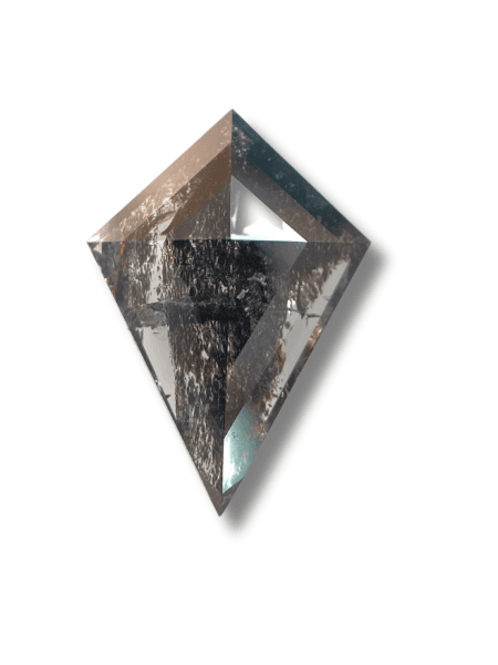 Salt And Pepper Diamond Kite Shape Diamond Black Color Diamond For Engagement And Wedding Ring Natural Diamond Diamond Shape