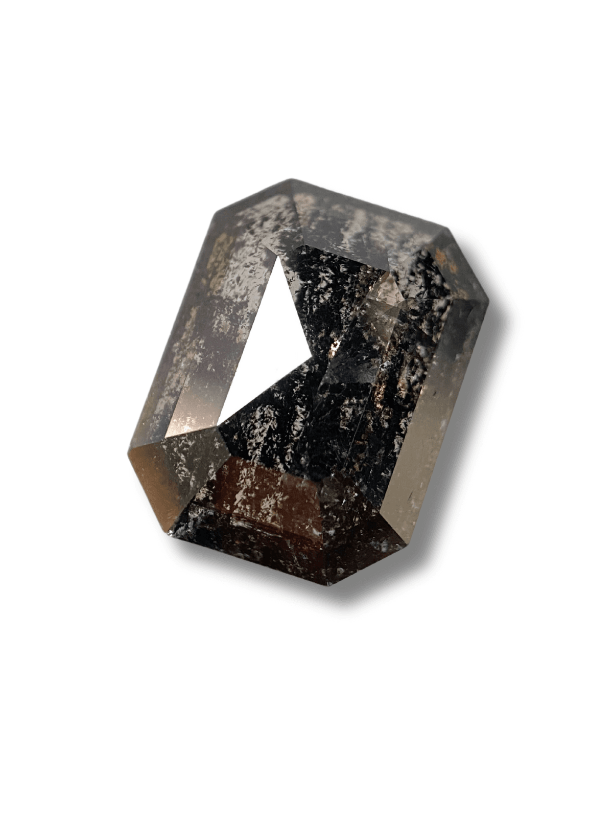 Salt And Pepper Diamond Emerald Shape Diamond Black Color Diamond For Engagement And Wedding Ring Natural Diamond Diamond Shape Diamond Images