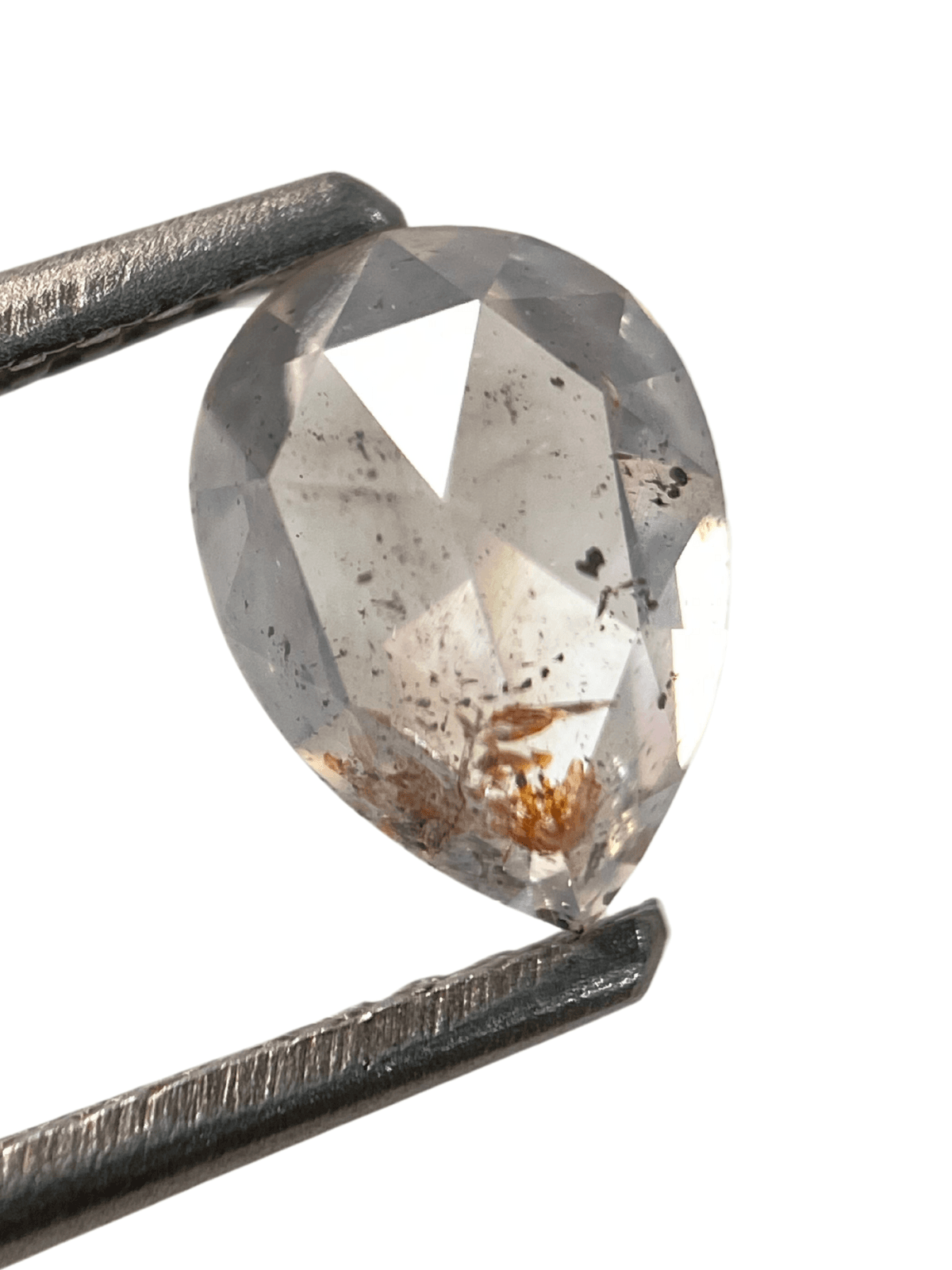 1CT Salt And Pepper Diamond Pear Shape Diamond Grey Color Diamond For Engagement And Wedding Ring Natural Diamond Diamond Shape Fancy Shape 1CT Salt And Pepper Diamond Pear Shape Diamond Grey Color Diamond For Engagement And Wedding Ring Natural Diamond Diamond Shape Fancy Shape