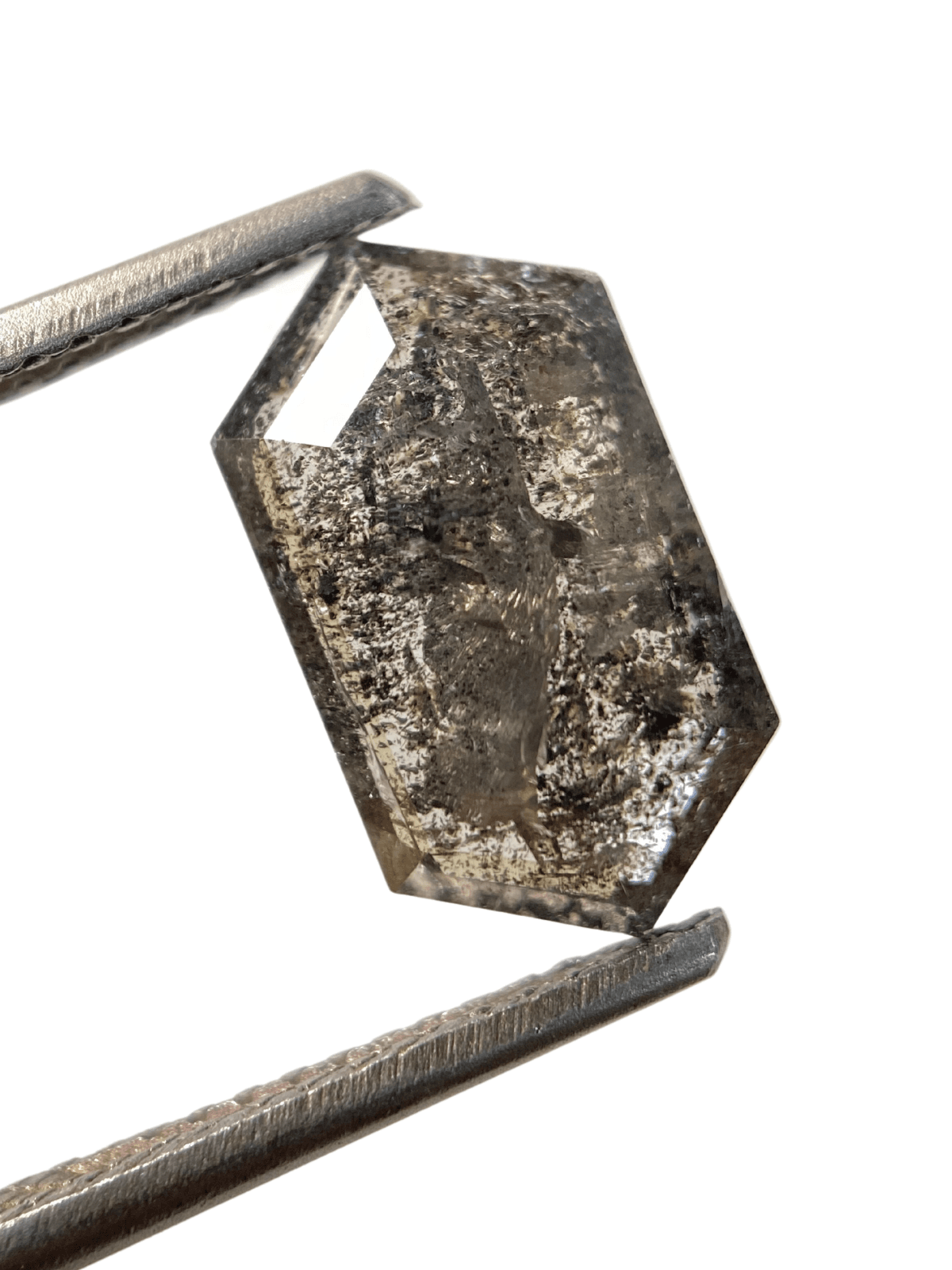 Salt And Pepper Diamond Hexagon Shape Diamond Black Color Diamond For Engagement And Wedding Ring Natural Diamond Diamond Shape Diamond Images Salt And Pepper Diamond Hexagon Shape Diamond Black Color Diamond For Engagement And Wedding Ring Natural Diamond Diamond Shape Diamond Images