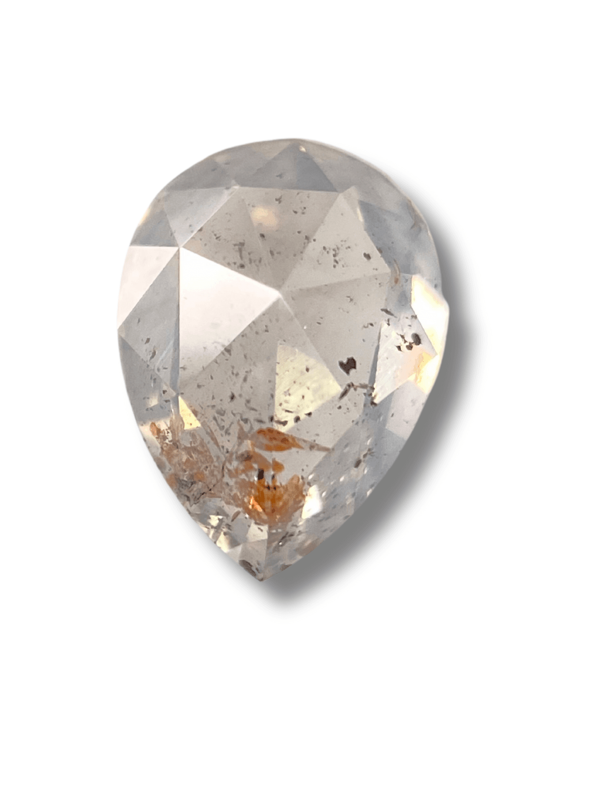 1CT Salt And Pepper Diamond Pear Shape Diamond Grey Color Diamond For Engagement And Wedding Ring Natural Diamond Diamond Shape Fancy Shape 1CT Salt And Pepper Diamond Pear Shape Diamond Grey Color Diamond For Engagement And Wedding Ring Natural Diamond Diamond Shape Fancy Shape