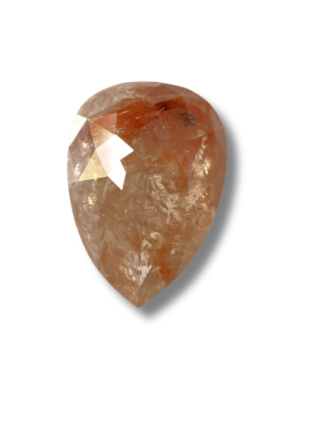 Rustic Diamond Pear Shape Diamond Orange Color Diamond For Engagement And Wedding Ring Natural Diamond Diamond Shape Diamond Images
