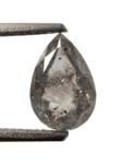 2.08CT Salt And Pepper Diamond Pear Shape Light Brown Color Natural Loose Diamond For Engagement And Wedding Ring OM70