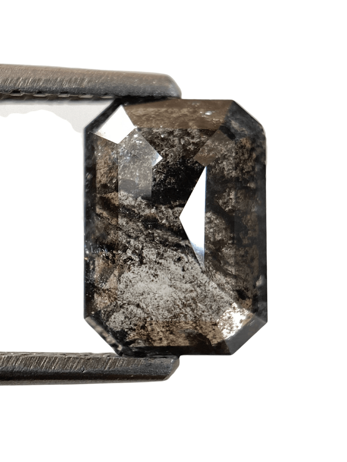 2.12Ct Salt And Pepper Diamond Emerald 2.12Ct Salt And Pepper Diamond Emerald