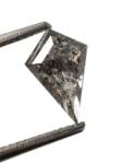 1.34CT 10.63*7.02*3.13 Salt And Pepper Diamond Kite Shape Diamond Grey Color Diamond For Engagement And Wedding Ring OM77