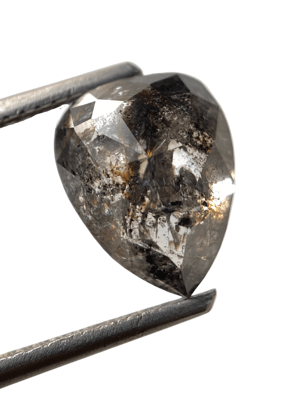 Salt And Pepper Diamond Pear Shape Diamond Brown Color Diamond For Engagement And Wedding Ring Natural Diamond Diamond Shape Diamond Images Salt And Pepper Diamond Pear Shape Diamond Brown Color Diamond For Engagement And Wedding Ring Natural Diamond Diamond Shape Diamond Images