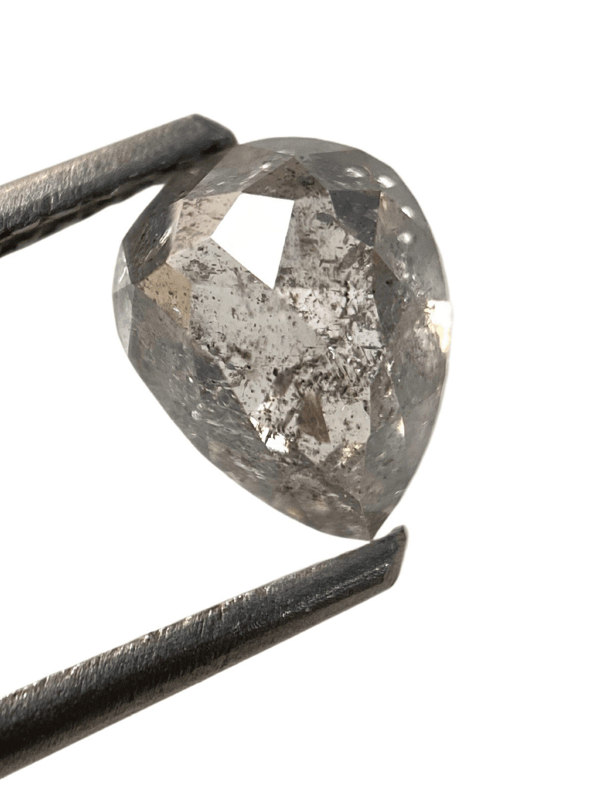 Salt And Pepper Diamond Pear Shape Diamond Light Grey Color Diamond For Engagement And Wedding Ring Natural Diamond Diamond Shape Salt And Pepper Diamond Pear Shape Diamond Light Grey Color Diamond For Engagement And Wedding Ring Natural Diamond Diamond Shape