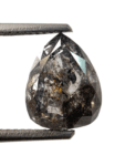 Salt And Pepper Diamond Pear Shape Diamond Brown Color Diamond For Engagement And Wedding Ring Natural Diamond Diamond Shape Diamond Images