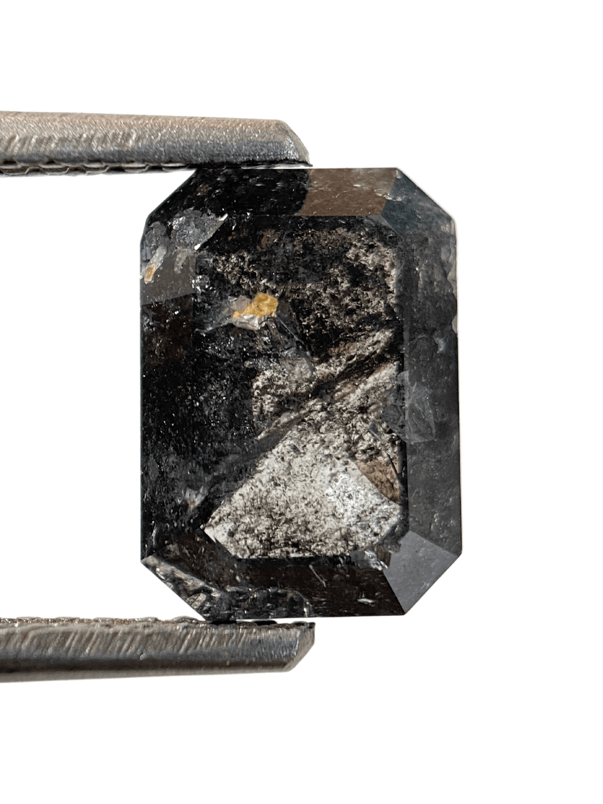 2.12Ct Salt And Pepper Diamond Emerald 2.12Ct Salt And Pepper Diamond Emerald